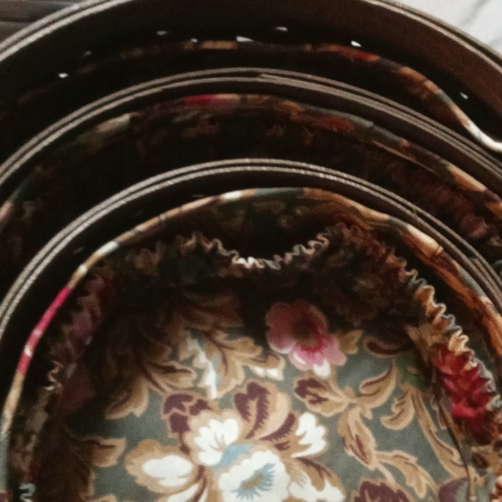 2007 Round Longaberger "keeping" baskets